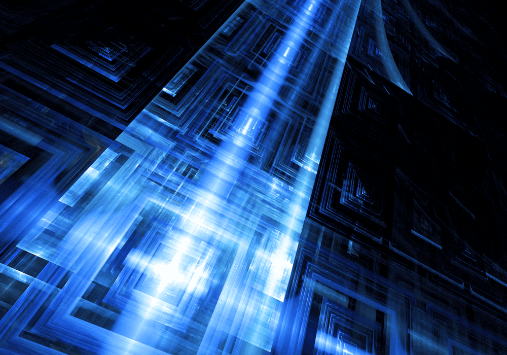 technologic blue background